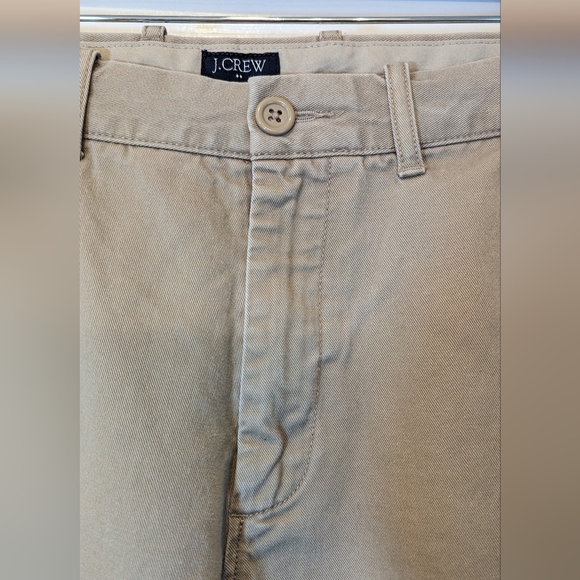 J. Crew Men's The Sutton Straight Fit Flex tan khaki Chino pants Trousers 34x34 - Picture 13 of 14